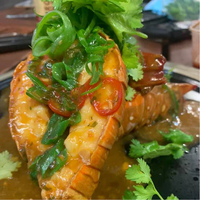 Seared Lobster Tails w/ Chilli Sauce Recipe image