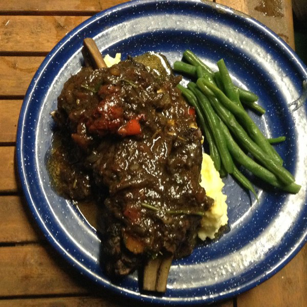 Slow Cooked Braised Lamb Shanks image