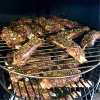 Smoked Lamb Ribs Recipe image