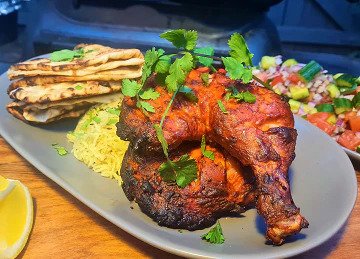 Tandoori Chicken and Saffron Rice image