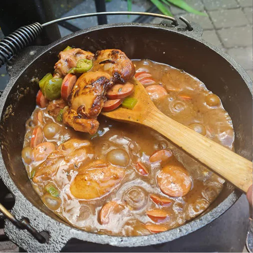 Cajun Chicken and Sausage Gumbo Recipe image