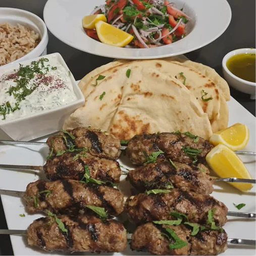 Lamb Kofta w/ Turkish Flatbread Recipe image