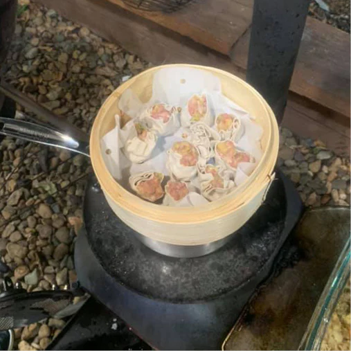 Pork & Macadamia Steamed Dumplings Recipe image