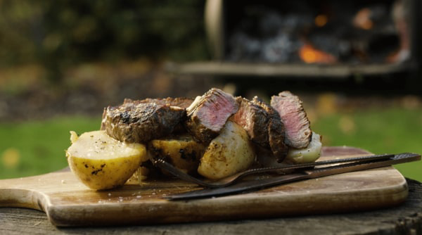 Ozpig Eye Fillet With Hasselback Potatoes image