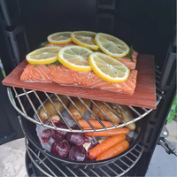 Cedar Plank Salmon and Chips Recipe image