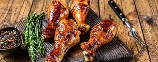 BBQ Bourbon Whiskey Marinated Chicken Legs