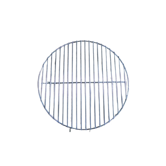 The Ozpig Oven Smoker Wire Rack by Ozpig is a round metal grill grate with parallel bars, shown from above on a white background, and is ideal as a replacement rack for your Ozpig Oven Smoker.
